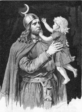 Högni with his son